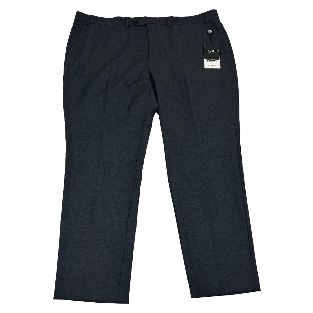 Lauren‎ Ralph Lauren Mens 44x30 Suit Trouser Gray Classic Fit Ultra Flex Stretch